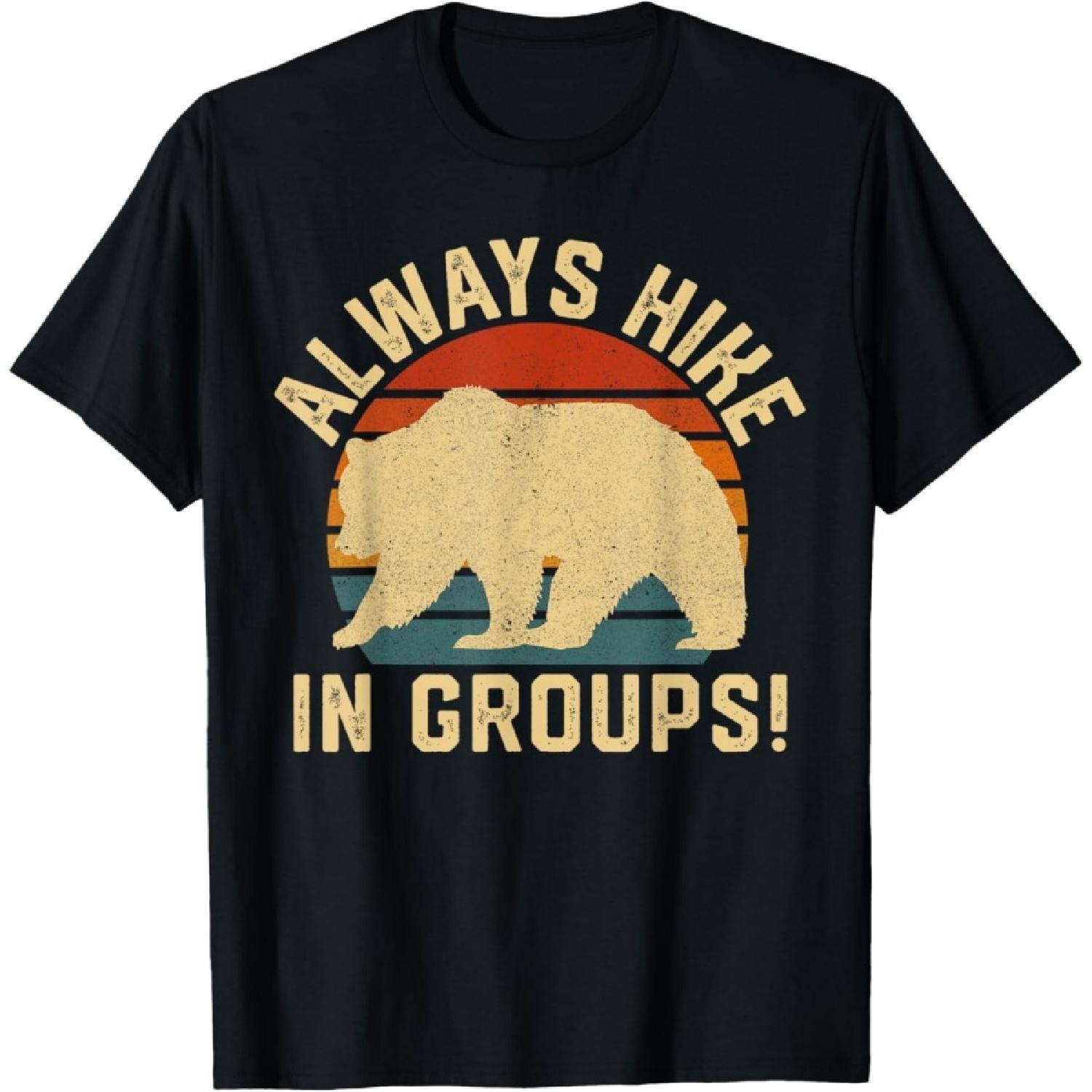 Смешная Винтажная Футболка с Медведем, Кемпингом, Аляской, Горами S