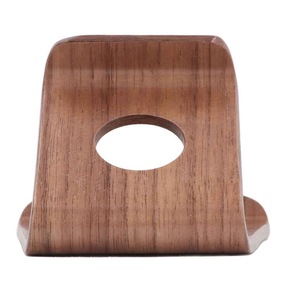 Wooden Phone Stand Waterproof Ergonomic Integrated Wood Tablet Holder with TPU Non Slip Pad