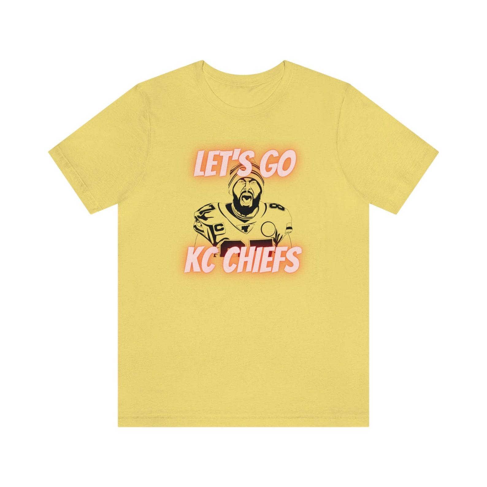 Travis Kelce, Kansas City Chief s Football, Let s Go Kansas City, Jersey Short Sleeve Tee, taylor swift, kansas city chiefs, kansas city XL