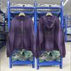 Unisex Streetwear Hooded Zip-Up Sweatshirt With Vintage Wash Print Kangaroo Pocket