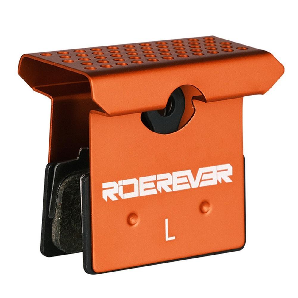 RIDEREVER Road Bicycle Disc Brake Pads Semi-metal Pad Long-lasting Performance Cooling Dustproof For SHIMANO XTXTRM9100 Cycling оранжевый