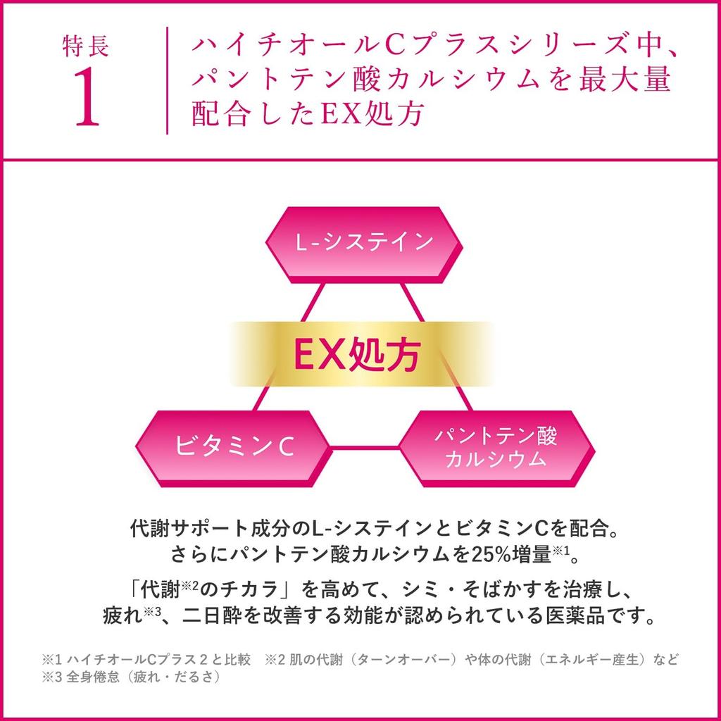 Hythiol C Plus EX Skin Care Supplement 120 Tablets