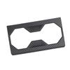 Center Console Cup Holder Trim Cover Fit For Tesla Cybertruck 2026 Black Carbon Fiber Pattern/Matte Carbon Fiber Pattern