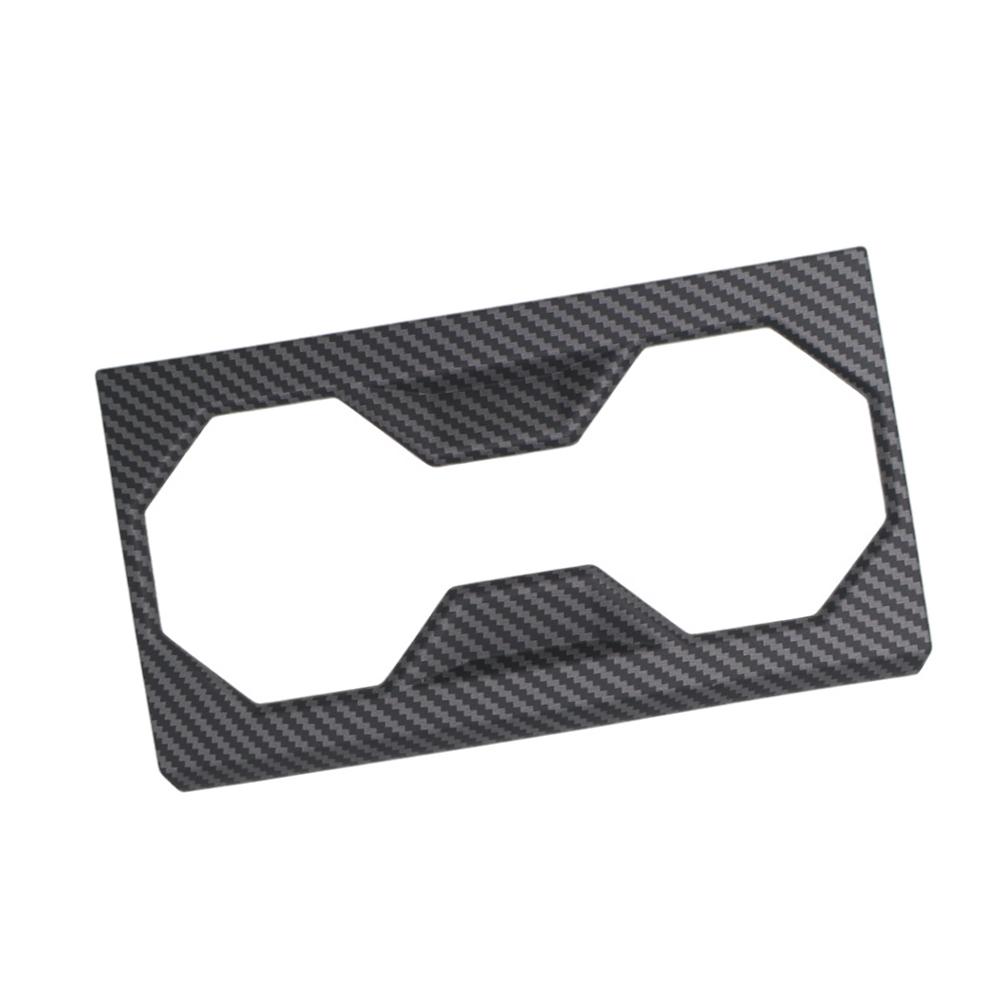 

Center Console Cup Holder Trim Cover Fit For Tesla Cybertruck 2026 Black Carbon Fiber Pattern/Matte Carbon Fiber Pattern