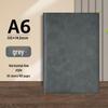Solid Color A5 Leather Notebook: Retro Design for Business, Students, and Exams