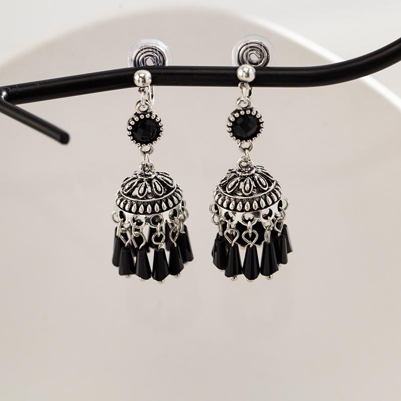 Этнические ретро серьги-подвески: Клипсы для женщин, не требующие прокола