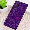 Brains Geek Science Math Physics Formulas Phone Case for Samsung Galaxy note 10 pro S26 Ultra S23 S24 FE S25 S21 S22 PLUS Cover