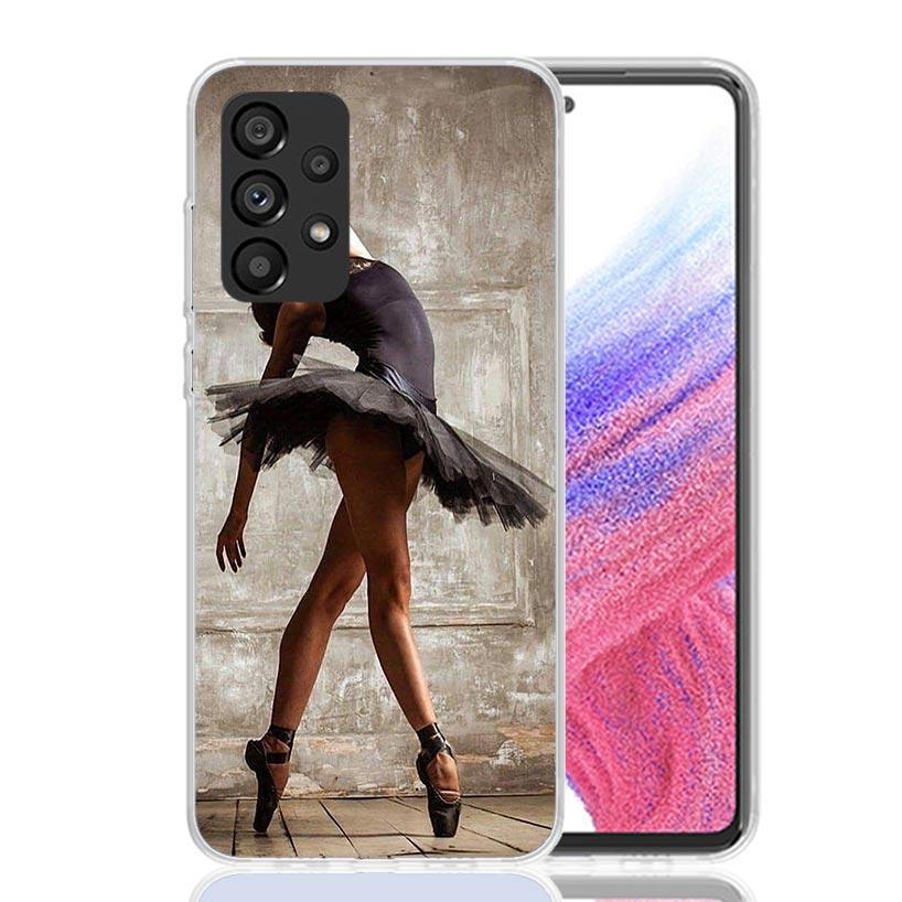 Ballerina Ballet Dancing Phone Case For Samsung Galaxy A13 A14 A15 A16 A17 A53 A54 A55 A56 A33 A34 A35 A36 A23 A24 A25 A26 A05S