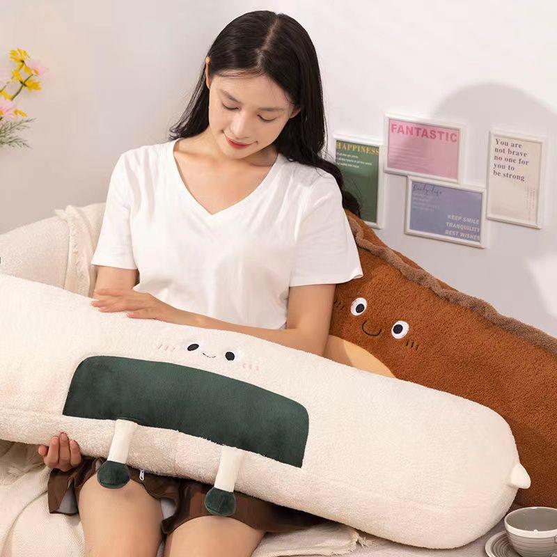 Adorable Cheese Body Pillow for Girls - Side Sleeper, Leg-Clamp, Bed Rest & Back Support