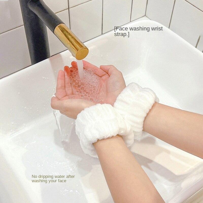 

Ремешок на запястье для стирки, рукав для сухой стирки, женский водонепроницаемый ремешок для стирки, впитывающий ремешок на запястье, нарукавник, браслет с рукавами для мытья рук