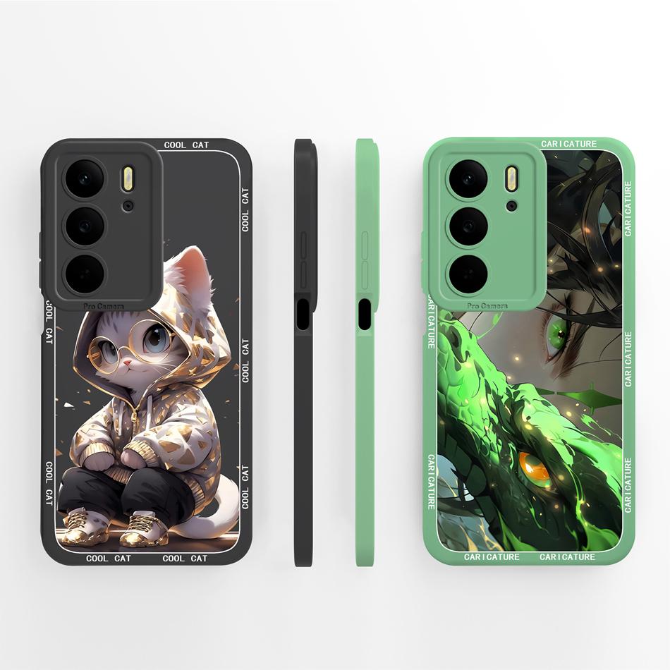 For Realme C75 C75X C73 C71 Case Painted Flowers Soft Liquid Silicone Back Cover For Realme C 75 Full Protection Phone Bumper
