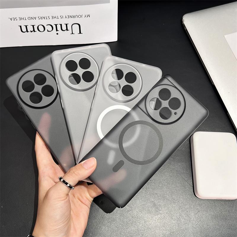 Matte Translucent Wireless Charging Magnetic For Magsafe Case For OnePlus 13 12 11 10 9 8 7 ACE 2 3 5 Pro Nord 2 3 4 Lite Cover