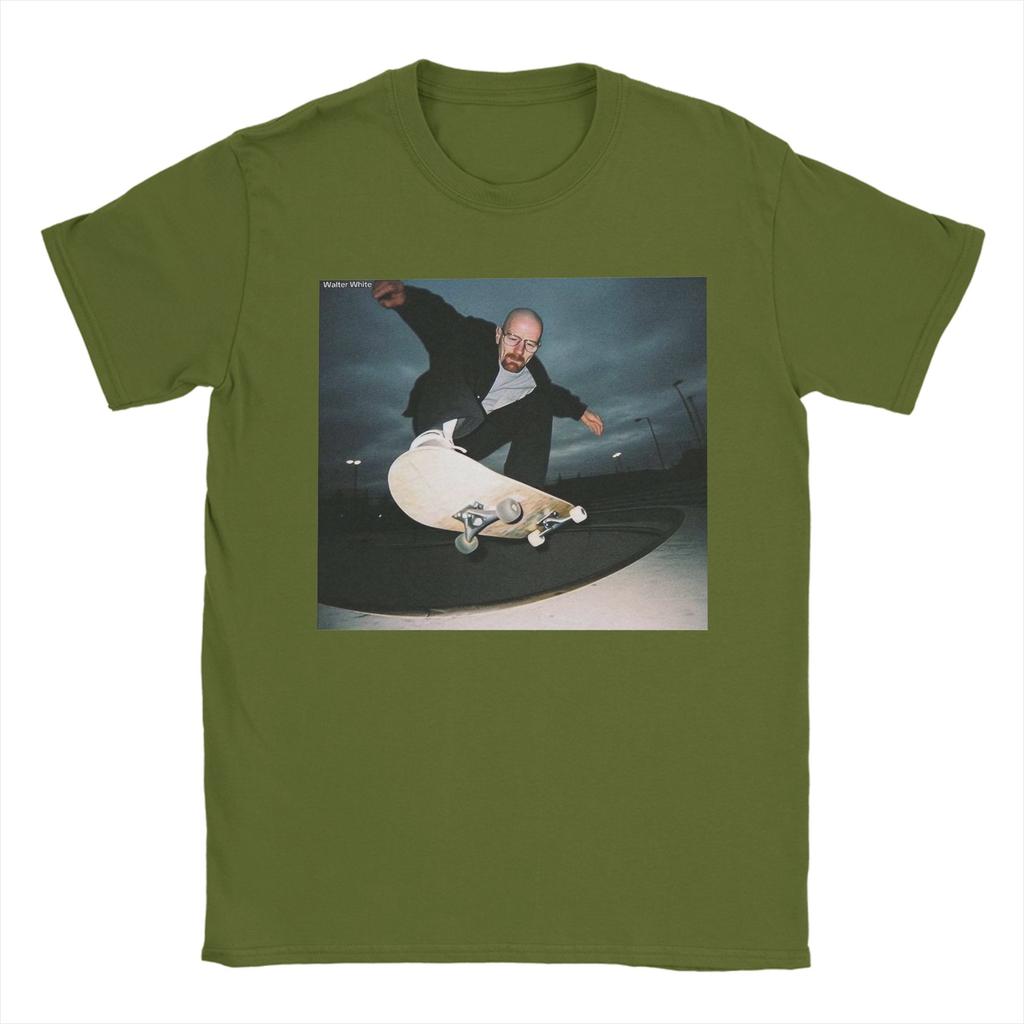Breaking Bad Heisenberg Pánská trička Walter White Skate Zábava 100% bavlna Tričko Kulatý výstřih Krátký rukáv Trička Topy