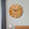 Solid Wood Modern Simple Wall Clock Home Decor Fashion Wall Clock Living Room Decorative Wall Clock Decor Large Design