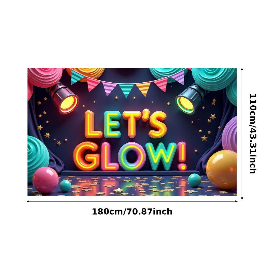 Photo Prop LED Neon Banner Party Decoration Glow Effect Neon Sign For Festival Decoration Party Celebration Night Event