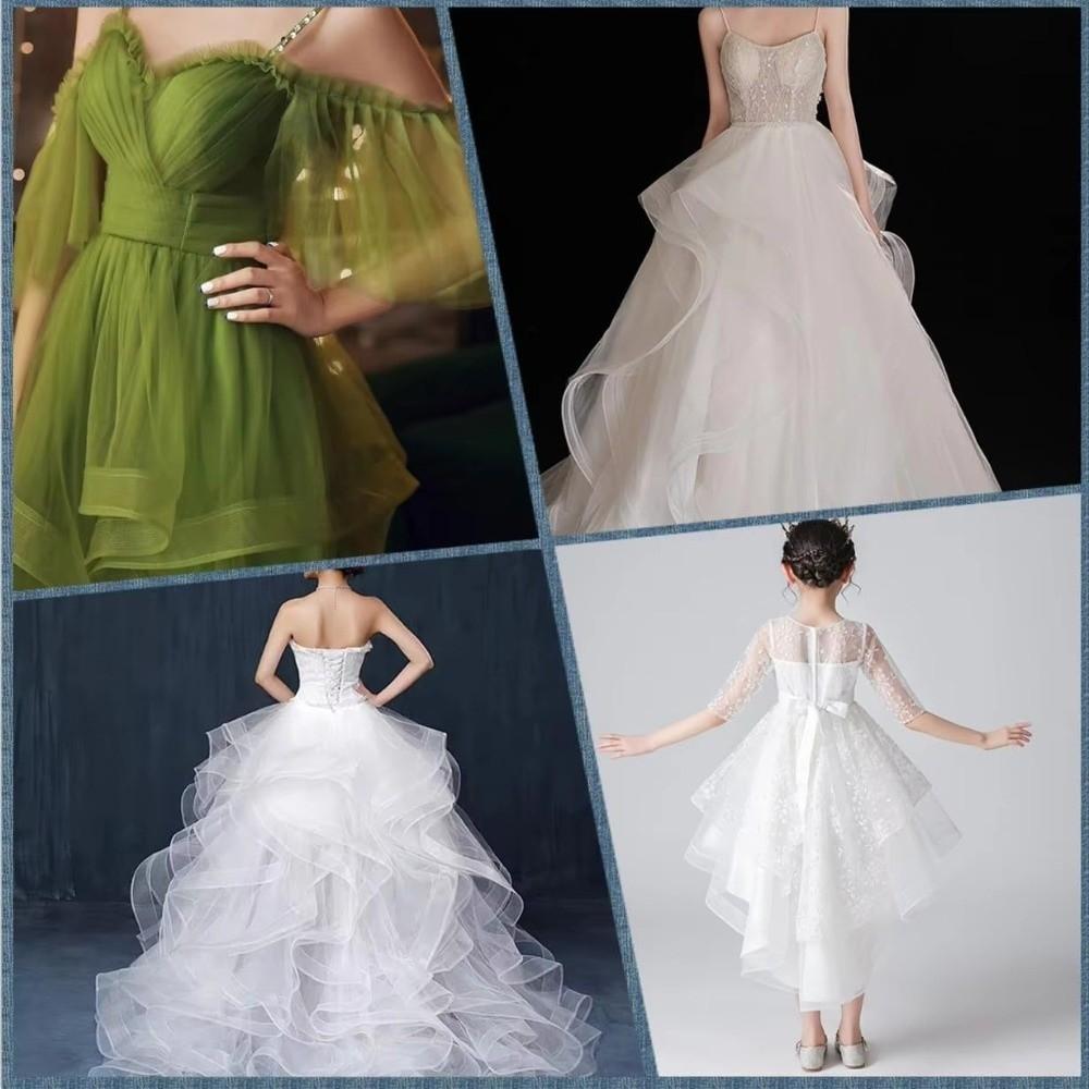 DIY Horsehair Braid Width 2/2.5/3/4/5/6/7cm 50 Yards Boning Stiff Polyester Transparent Gowns Shaping Trimming Accessories