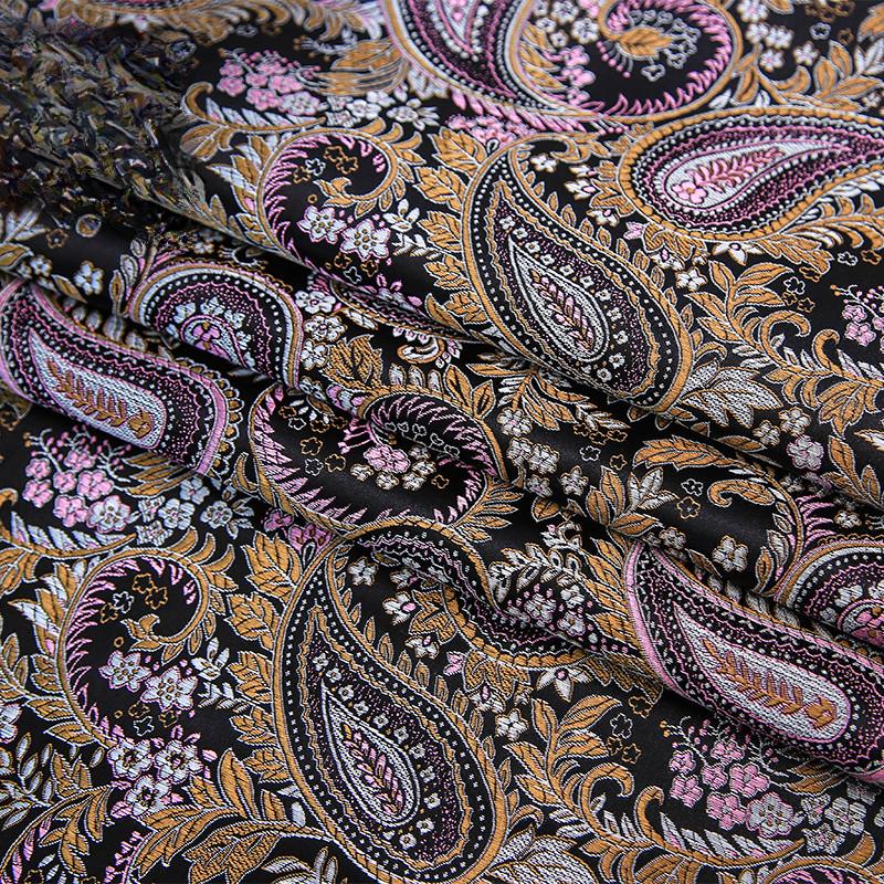 Nylon Pipa Brocade Silk Fabric Throw Pillow Sofa Cushion Satin Cloth Packaging Fabric Cheongsam Brocade Cloth
