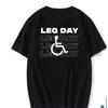 Leg Training Day Graphic Print Bodybuilder T Shirt Sarcastic Funny Fitness Gym Men and Womens T Shirt Casual Loose Fashion Tee