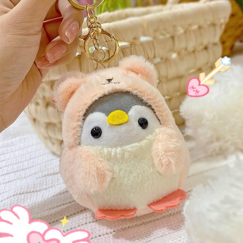 Penguin Plush Backpack Pendant With Comfortable Material For Kids Decor