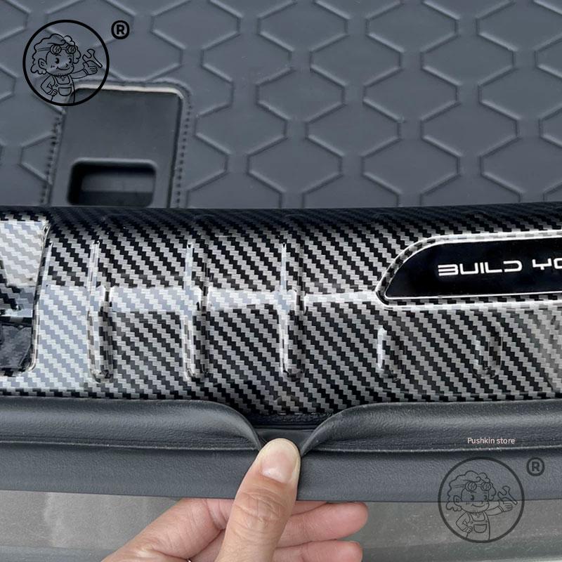 For BYD Seal 05 BYD KING DMI 2026 2027 Car Styling Trunk ABS Carbon fiber Threshold Strip Tailgate Anti Kick Accessories