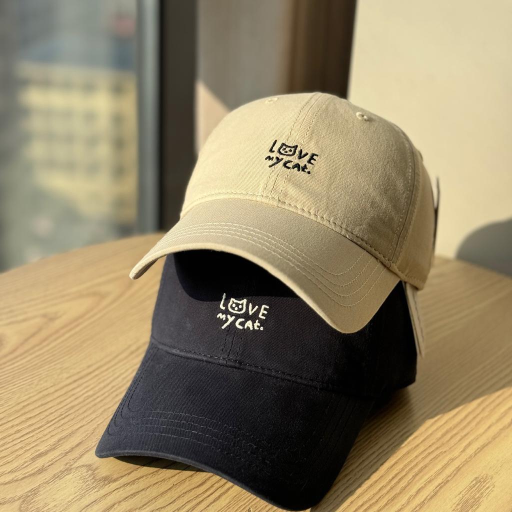 Korean-style Cute and Simple Letter-embroidered Soft-top Baseball Cap with Wide Brim That Makes the Face Look Smaller, Trendy Women's Cap