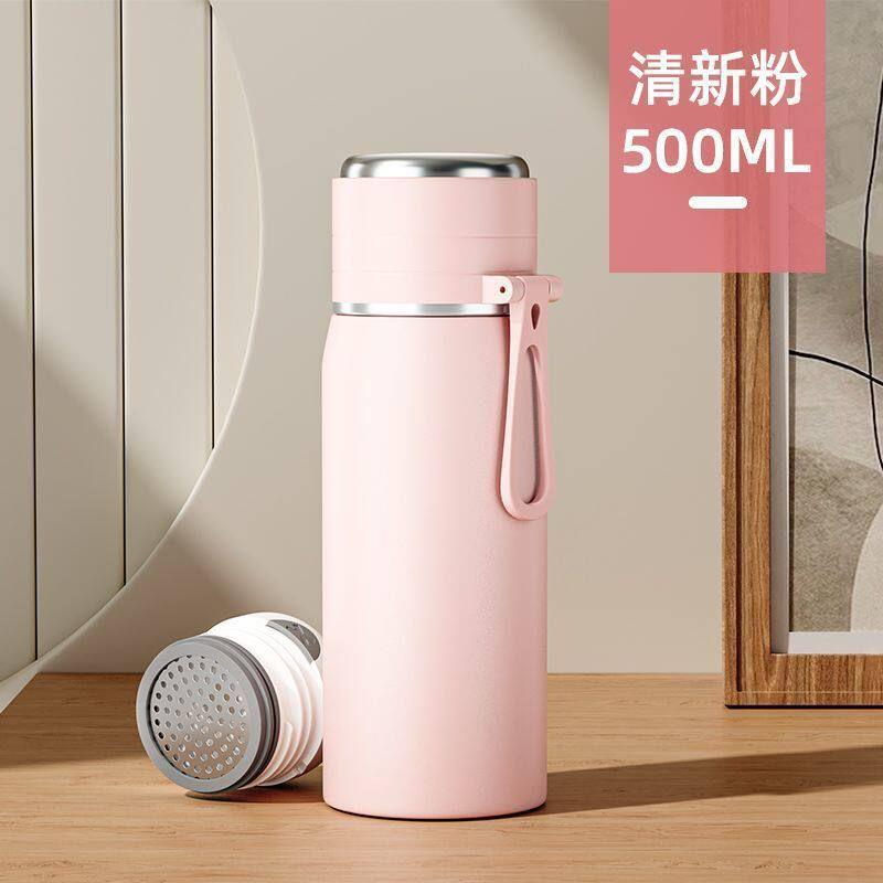 Large-Capacity Thermos Cup for Women, High Aesthetic Value, 2025 New Model, Portable Tea Brewing Cup for Male Students, 316 Stainless Steel Water Cup