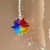 Creative Exquisite Wings Prism Pendant Metal Crystal Sun Catcher Hanging Decor Home