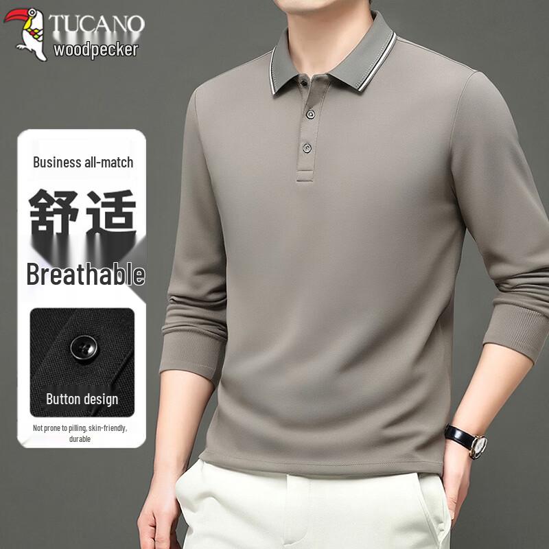 TUCANO Men's Long-Sleeve Polo Shirt