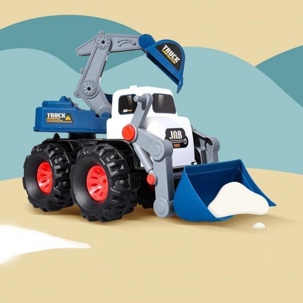 Toy Vehicles Excavator Toy ABS Large Bulldozer Toy Children Engineering Car Toy  Birthday Gift