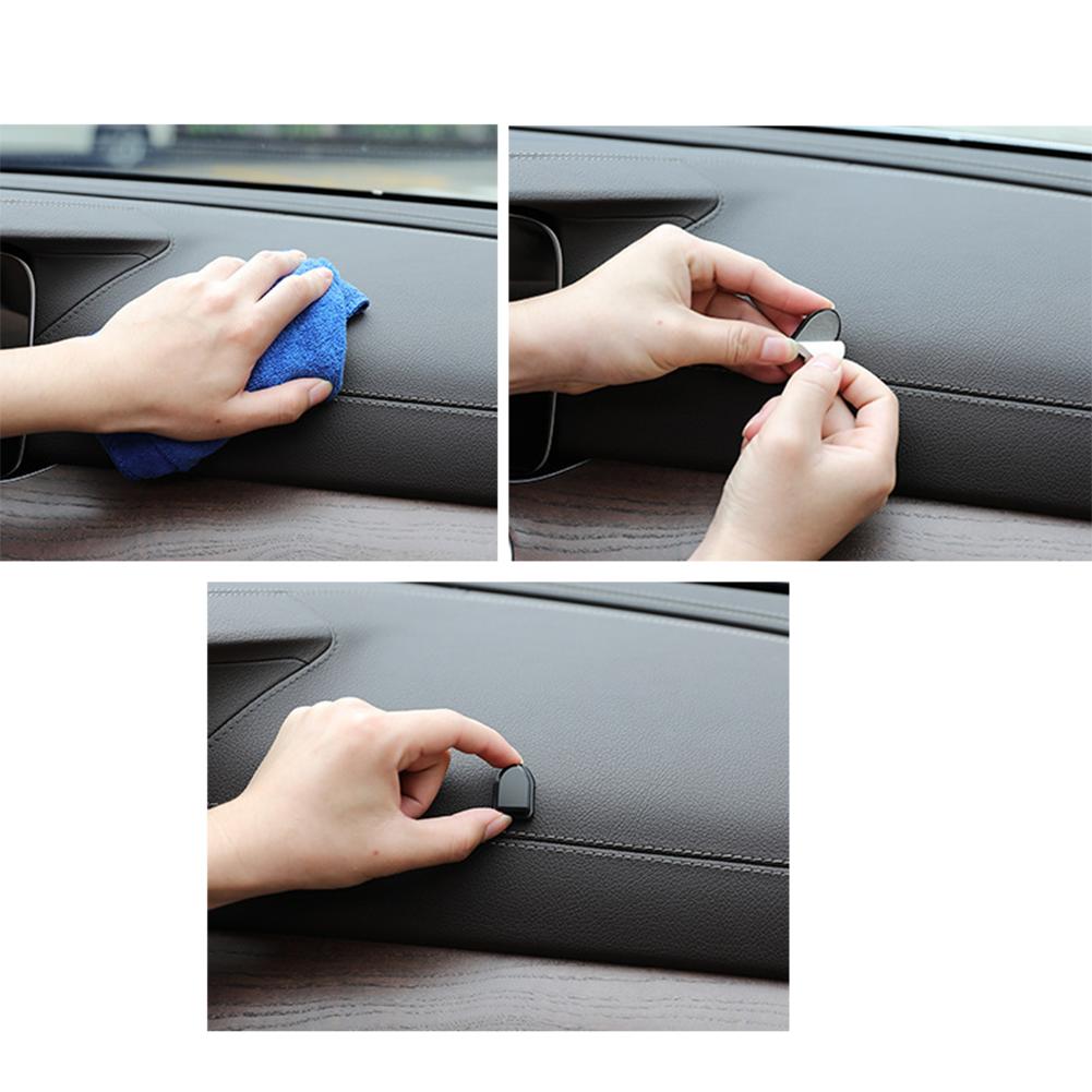 Car Accessories Car Hook Engineering Vehicles Including Trucks ABS Black Cable Key Dashboard Interior Storage Holder Motorcycles