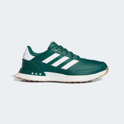 adidas S2G SL Læder 24 College Green Sko & Fodtøj Sportssko MÆNDS GOLF ID8731 College Green/Fodtøj Hvid/Gummi