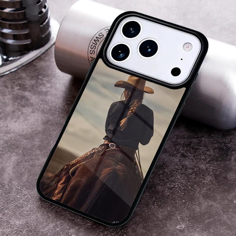 Rider Rodeo Cowgirl Phone Case for iPhone 17 16 15 Pro Max Air 14 13 12 11 Plus Shockproof Capa Cover