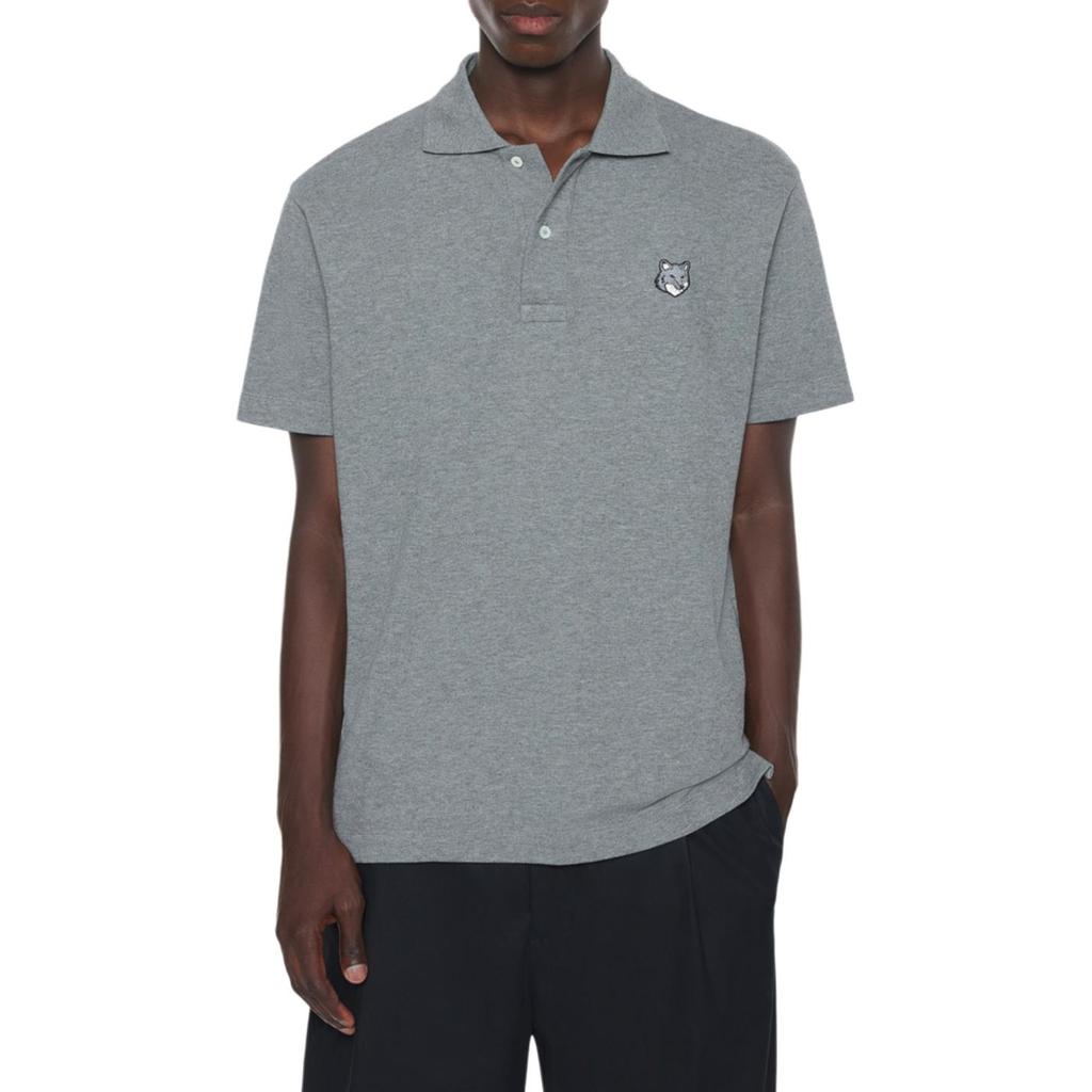 Maison Kitsune Fox Head Comfort Polo Men polo shirts PM00210KP0001-H131