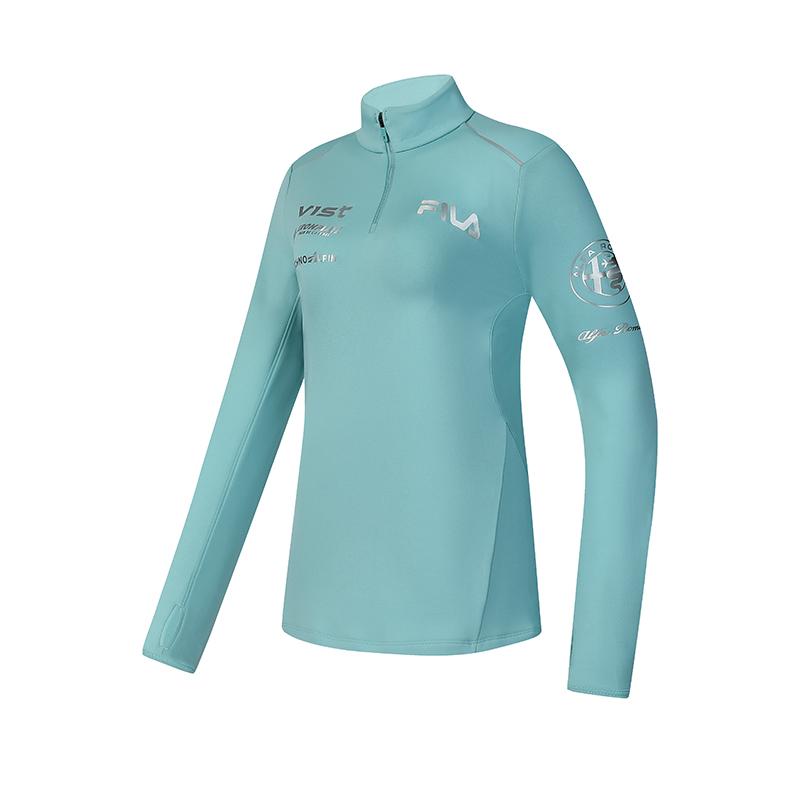 New FILA Athletics T-Shirt Women's Nile Blue A11W446204FLB