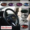 58x28mm Car Steering Wheel Center Emblem Cover Stickers for Subaru IMPREZA STI XV WRC WRX BRZ FORESTER LEGACY OUTBACK TRIBECA Iu7