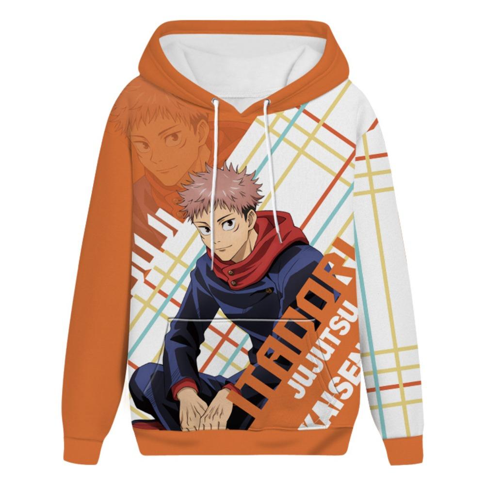Jujutsu Kaisen Hooded for Aldult Streetwear Hoodie Graphic Printed Unisex Hooded Pullover