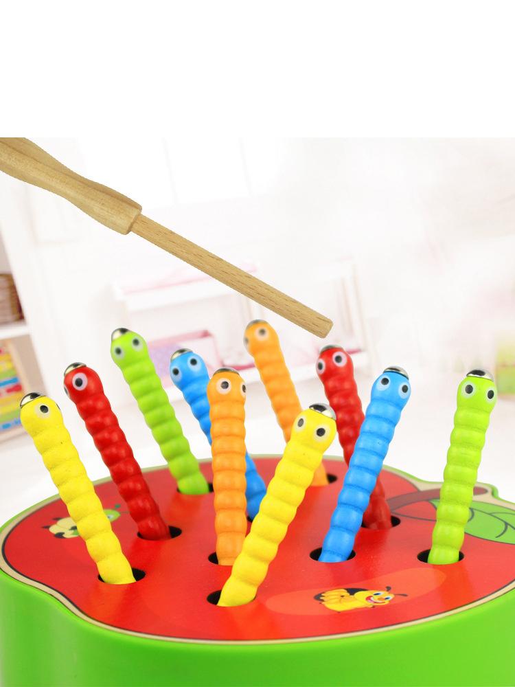 Children's Fun Early Education Puzzle Hand-eye Coordination Magnetic Insect-catching Parent-child Interactive Toys