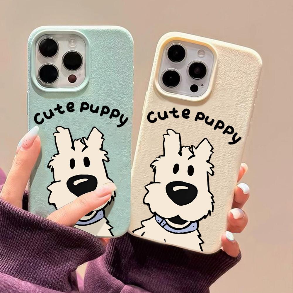 Phone Case for iPhone 11 13 Case iPhone 12 14 15 16 Pro Max 12 Pro 15 Plus Leather Painted Waterproof Drop-proof and Wear-resistant Cartoon