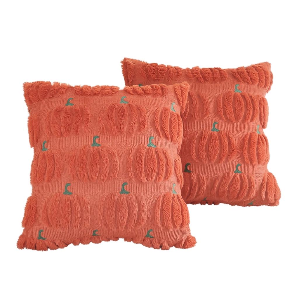 Halloween Pumpkin Cover Decorative Square Cushion Case for Couch Sofa Bed