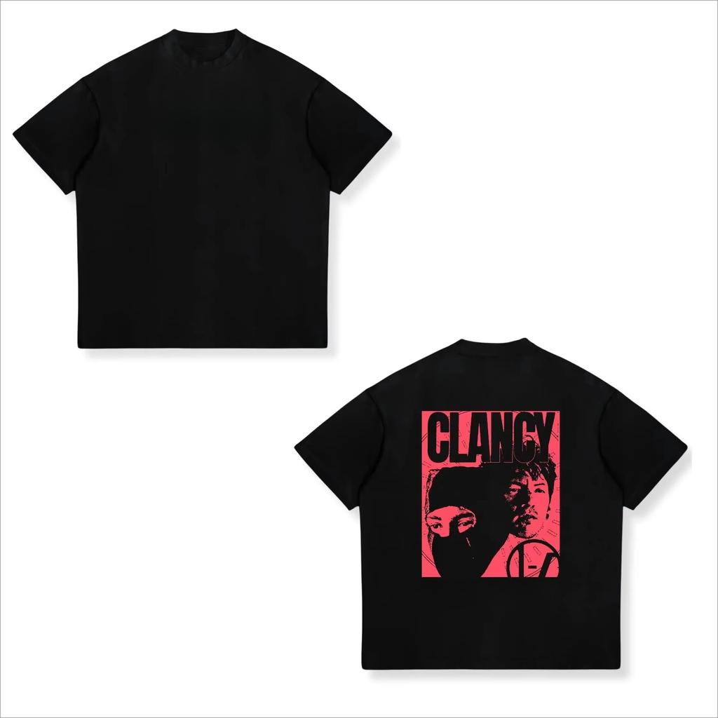 2025 Podzim a Zima Nové Pánské a Dámské Punkové Tričko s Potiskem Čistá Bavlna Kulatý Výstřih Pohodlné Kvalitní Tričko