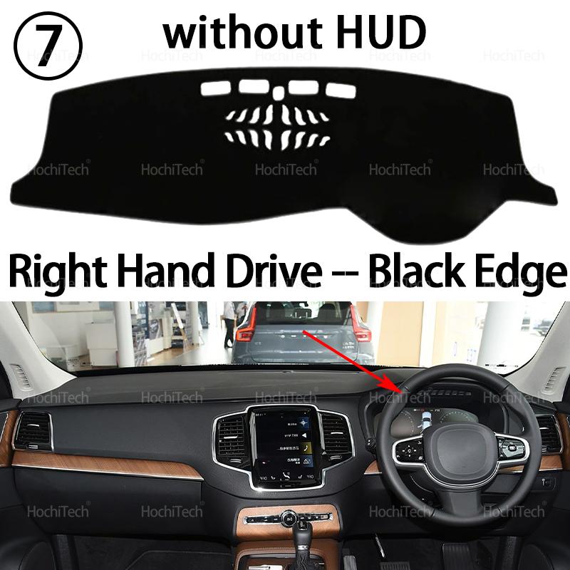 Dashboard Cover Pad Car Liner Anti-UV Mat Sunshade Dashmat Carpet Dash for Volvo XC90 XC 90 XC-90 Second Generation T8 2015-
