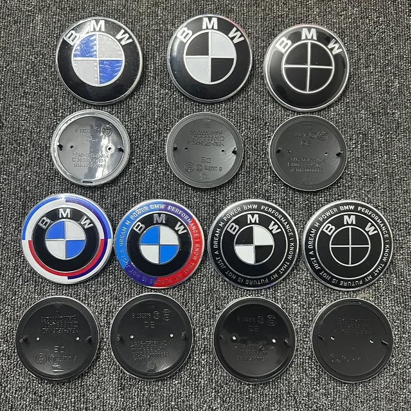 1 Stück Für Bmw E36 F20 E91 E53 E46 E39 E38 E90 E60 X1 X3 X5 X6 X7 Aufkleber Emblem 82mm 74mm Motorhaube Vorne Hinten Kofferraum Logo