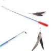 Bird Feather Wand Cat Toy Kitten Interactive Toy Teaser Wand Scalable Refills