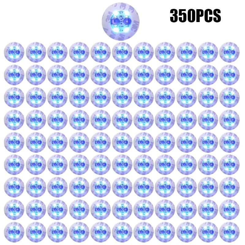 350PCS Luminous Coaster LED Bar Drinks Cup Pad Wine Liquor Bottles Coaster Atmosphere Light Cup Sticker Light-emitting Props