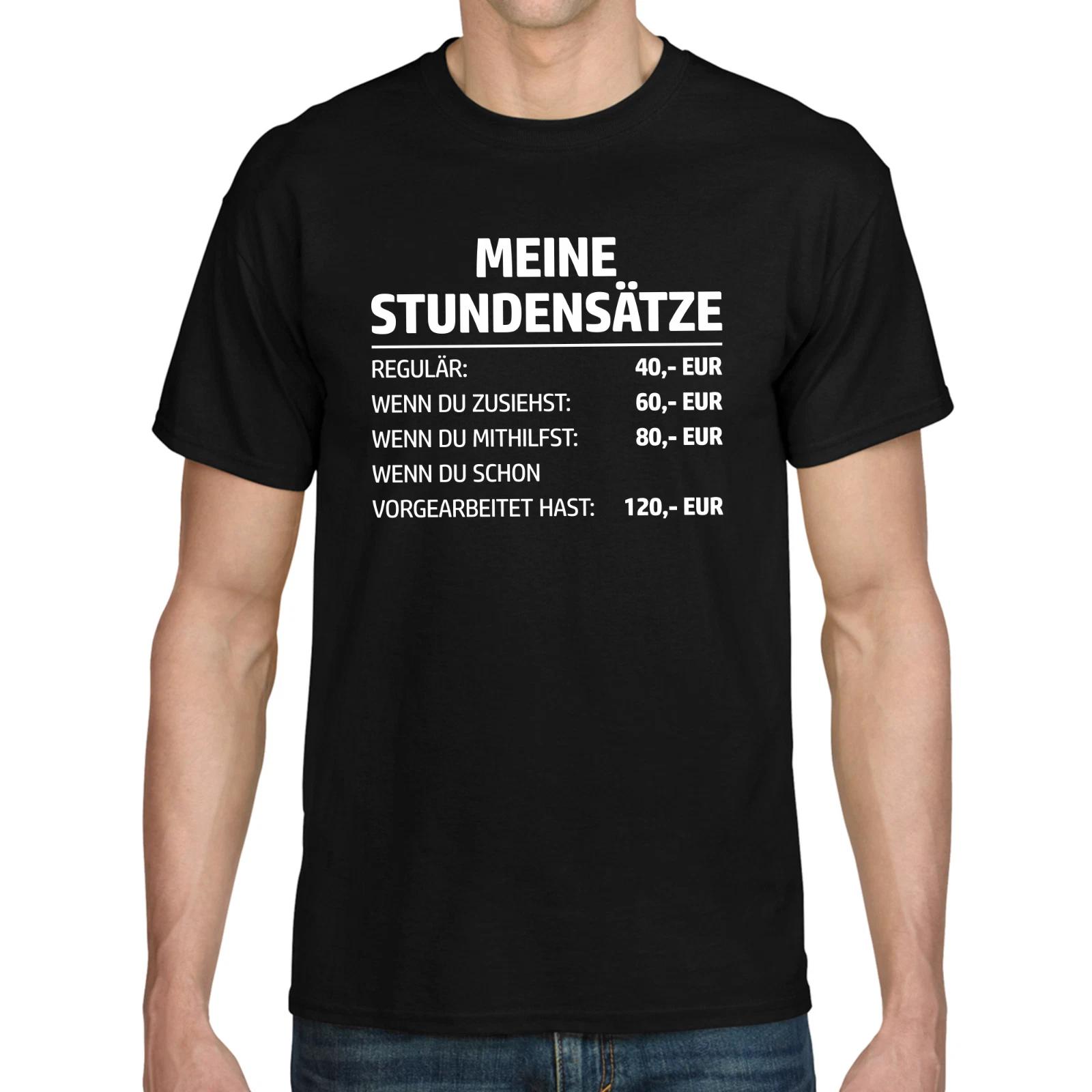 Men s and Women s T-shirts My Stundensätze Stundensatz Craftsmen Mechanic Electrician Fun S