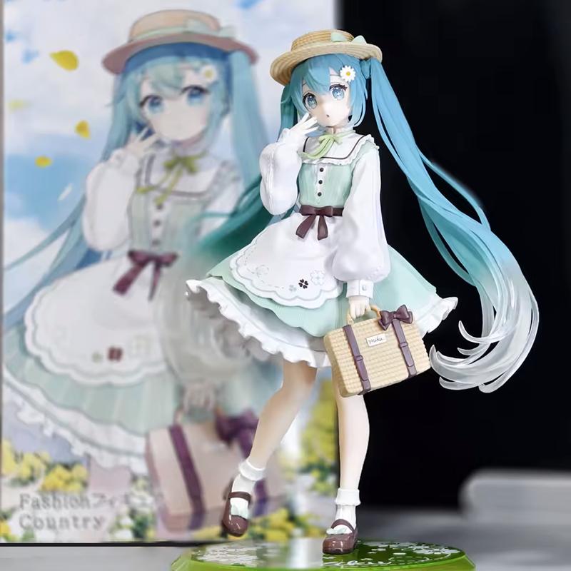 23cm Premium PVC Hatsune Miku Figure - Kawaii Cheerleader Anime Action Figure, Collection & Decor Model Toy