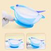 Infant Feeding Bowl Strong Suction Base with Temperature Sensing Spoon Safe for Baby Learning To Eat Independently
