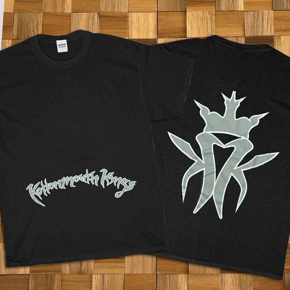 2001 Винтажная футболка Kottonmouth Kings S-2XL Короткий рукав Хип-хоп Рэп Панк Унисекс Футболка XXL