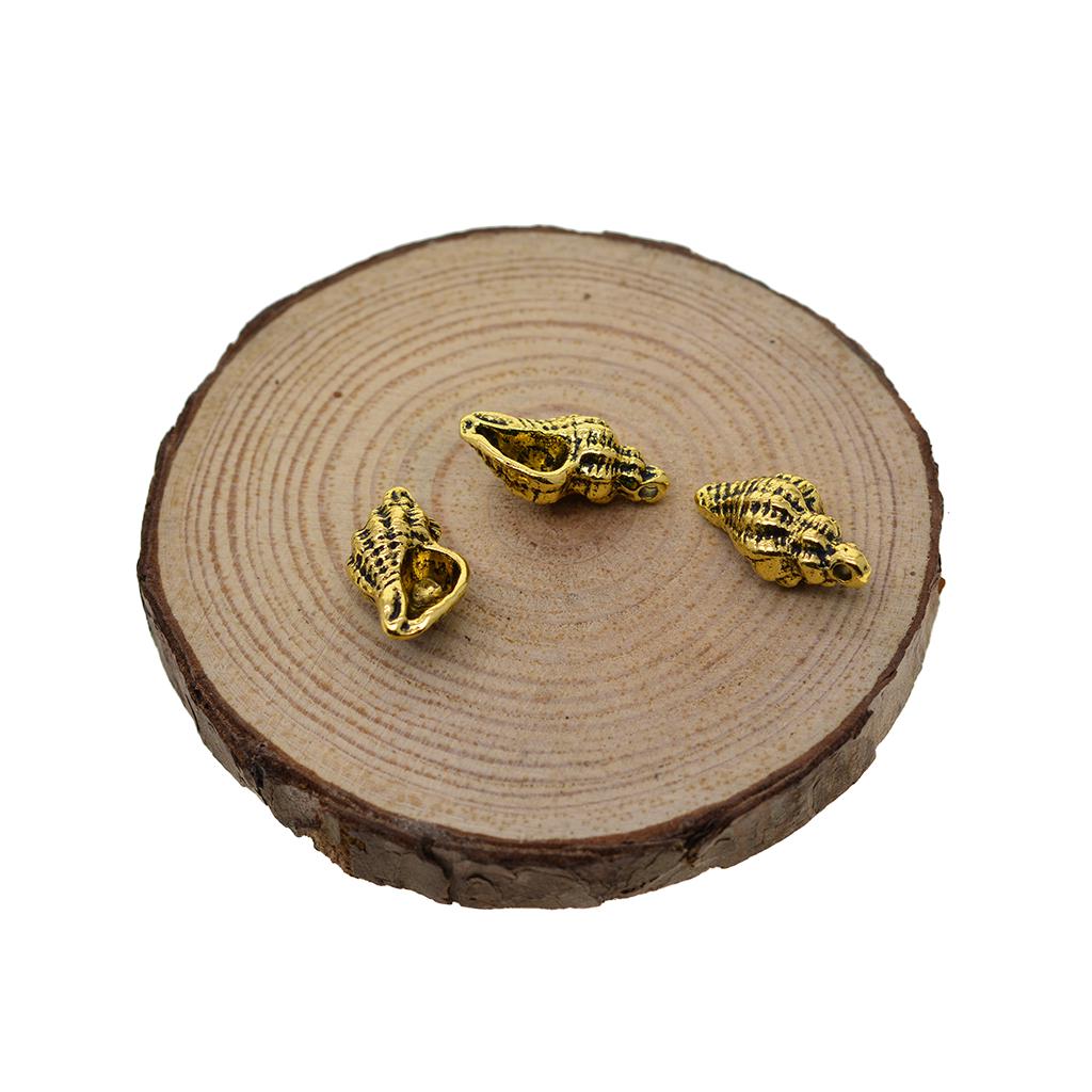 20 Stück Antik 3D nautisch MEER Muschel Anhänger DIY Herstellung Silber