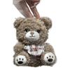 Super Cute Baby Bear Plush Keychain Couple Bag Pendant Girl Doll Small Doll Bag Birthday Gift